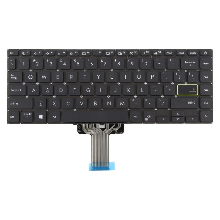 US Version Laptop Keyboard for Asus VivoBook S14 X421 X421DA X421UA X421EP X421EQ X421JQ X421FP X421FF X421FL(Black) - Replacement Keyboards by PMc TechLife | Online Shopping South Africa | PMc TechLife | Buy Now Pay Later Mobicred