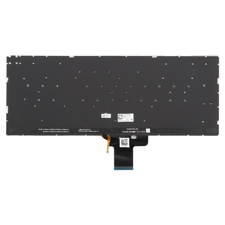 US Version Backlit Laptop Keyboard for Asus Vivobook Pro 14X M7400 M4700 M4700QC M4700PC M7600 M3400 M3401 M3401Q X7400 X3400 X3400P K3400P(Gray) - Replacement Keyboards by PMc TechLife | Online Shopping South Africa | PMc TechLife | Buy Now Pay Later Mobicred
