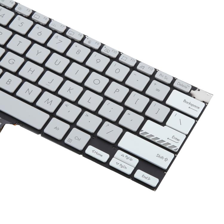 US Version Backlit Laptop Keyboard for Asus Vivobook Pro 14X M7400 M4700 M4700QC M4700PC M7600 M3400 M3401 M3401Q X7400 X3400 X3400P K3400P(Gray) - Replacement Keyboards by PMc TechLife | Online Shopping South Africa | PMc TechLife | Buy Now Pay Later Mobicred