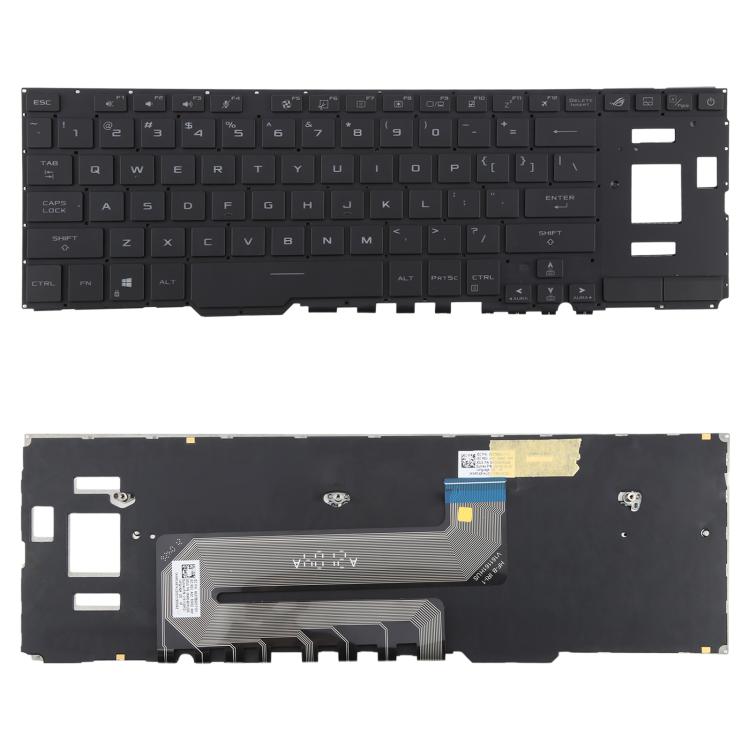 US Version Backlit Laptop Keyboard for Asus ROG Zephyrus Duo 15 inch GX550L GX550 GX550LXS GX550LWS GX551 GX551Q(Black) - Replacement Keyboards by PMc TechLife | Online Shopping South Africa | PMc TechLife | Buy Now Pay Later Mobicred