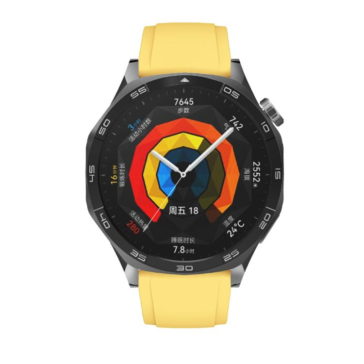 Kalebol 22mm Universal Silicone Watch Strap(Yellow) - 22mm Bands by Kalebol | Online Shopping South Africa | PMc TechLife | Buy Now Pay Later Mobicred