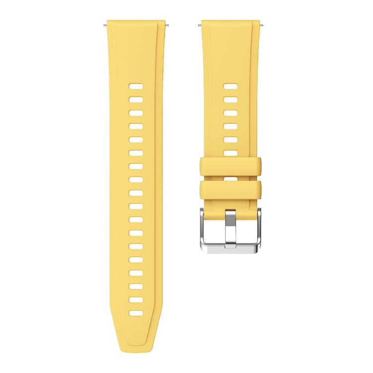 Kalebol 22mm Universal Silicone Watch Strap(Yellow) - 22mm Bands by Kalebol | Online Shopping South Africa | PMc TechLife | Buy Now Pay Later Mobicred