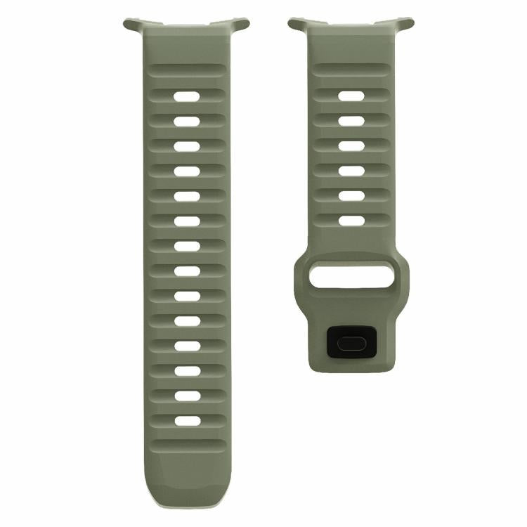 For Samsung Galaxy Watch Ultra 47mm / Ultra 2025 Kalebol Wave Reverse Buckle Silicone Strap(Army Green) - free shipping - PMC TechLife - Order now!