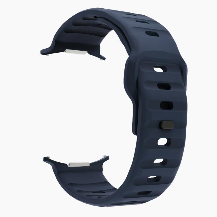For Samsung Galaxy Watch Ultra 47mm / Ultra 2025 Kalebol Wave Reverse Buckle Silicone Strap(Midnight Blue) - free shipping - PMC TechLife - Order now!