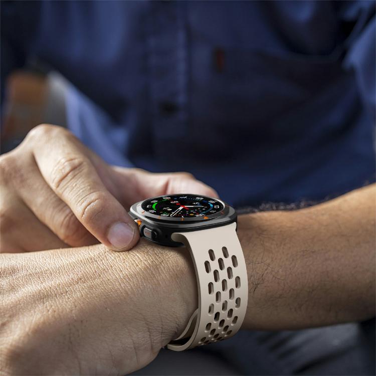 For Samsung Galaxy Watch Ultra 47mm / Ultra 2025 Kalebol Mesh Magnetic Silicone Watch Strap(Starlight) - free shipping - PMC TechLife - Order now!