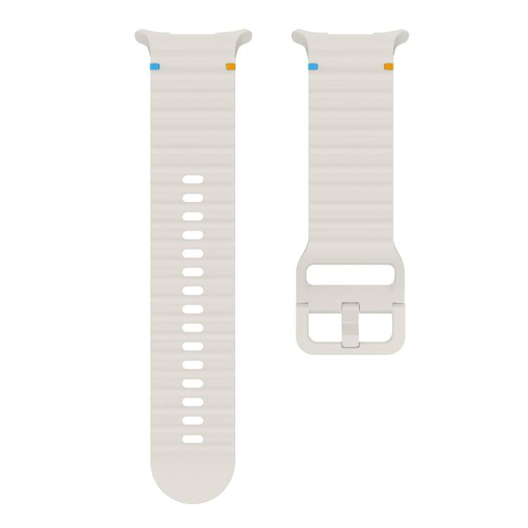For Samsung Galaxy Watch Ultra 47mm / Ultra 2025 Kalebol Wave Stitching Silicone Strap(Starlight) - free shipping - PMC TechLife - Order now!