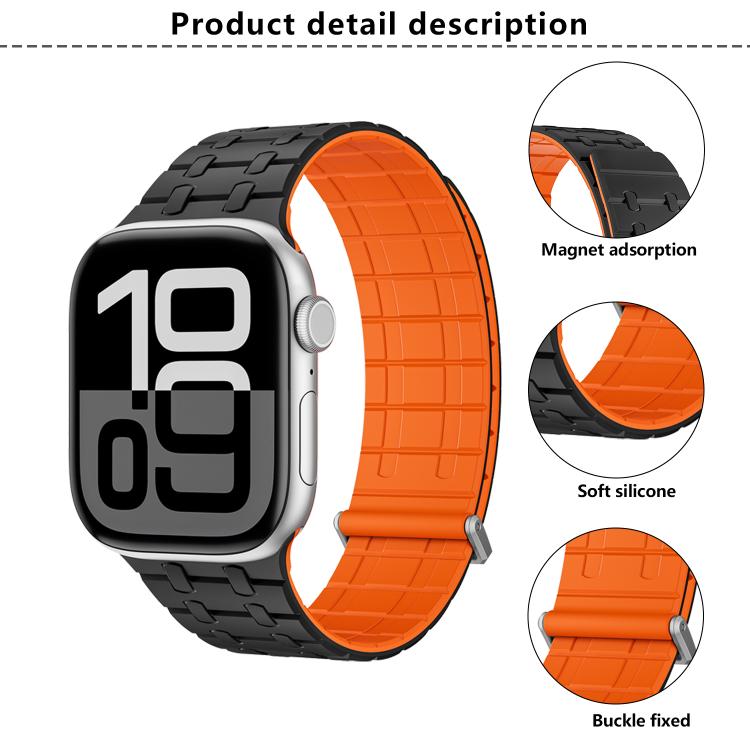 For Apple Watch 46mm / 49mm / 45mm / 44mm Kalebol Magnetic Silicone Watch Strap(Starlight) - Watch Bands by Kalebol | Online Shopping South Africa | PMC TechLife | Buy Now Pay Later Mobicred