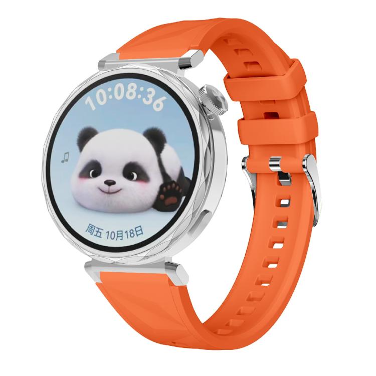 Kalebol 18mm Universal Diamond Embossed Silicone Strap(Orange) - free shipping - PMc TechLife - Order now!