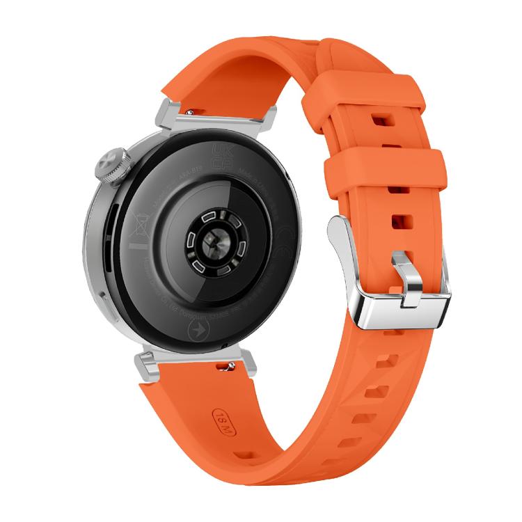 Kalebol 18mm Universal Diamond Embossed Silicone Strap(Orange) - free shipping - PMc TechLife - Order now!