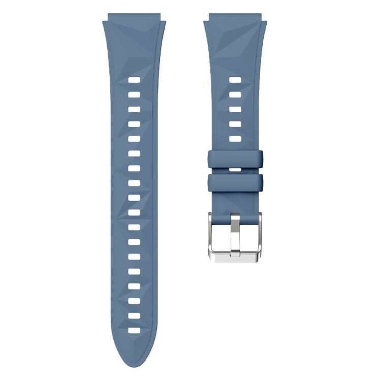 Kalebol 18mm Universal Diamond Embossed Silicone Strap(Topa Blue) - free shipping - PMc TechLife - Order now!