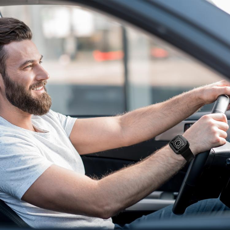 For Apple Watch Ultra 2 / 1 49mm VIETAO Carbon Fiber Silicone Strap(Black) - Watch Bands by VIETAO | Online Shopping South Africa | PMc TechLife | Buy Now Pay Later Mobicred