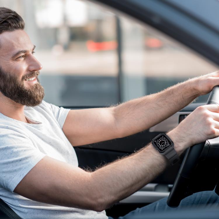 For Apple Watch Ultra 2 / 1 49mm VIETAO Carbon Fiber Silicone Strap(Dark Gray) - free shipping - PMc TechLife - Order now!