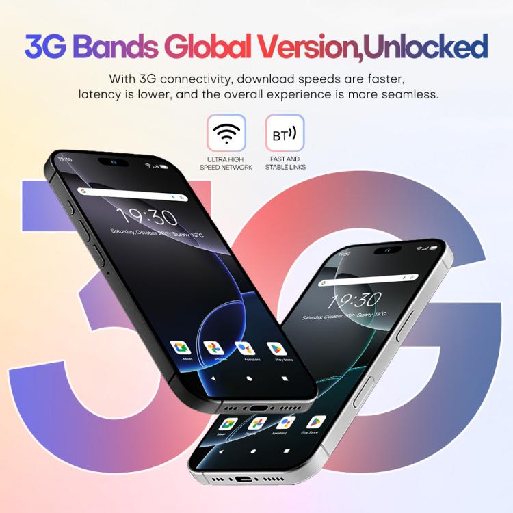 A88 / i16 Pro Max, 2GB+16GB, 6.6 inch Android 8.1 MTK6580A Quad Core, OTG, Network: 3G, Dual SIM, Plug:UK Plug(Titanium Black) - free shipping - PMc TechLife - Order now!