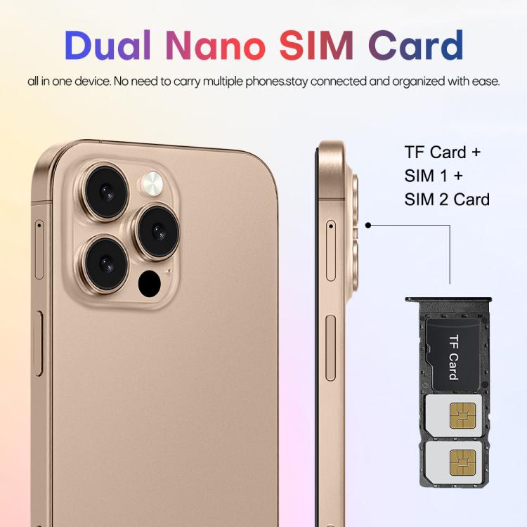 A88 / i16 Pro Max, 2GB+16GB, 6.6 inch Android 8.1 MTK6580A Quad Core, OTG, Network: 3G, Dual SIM, Plug:AU Plug(Titanium White) - free shipping - PMc TechLife - Order now!