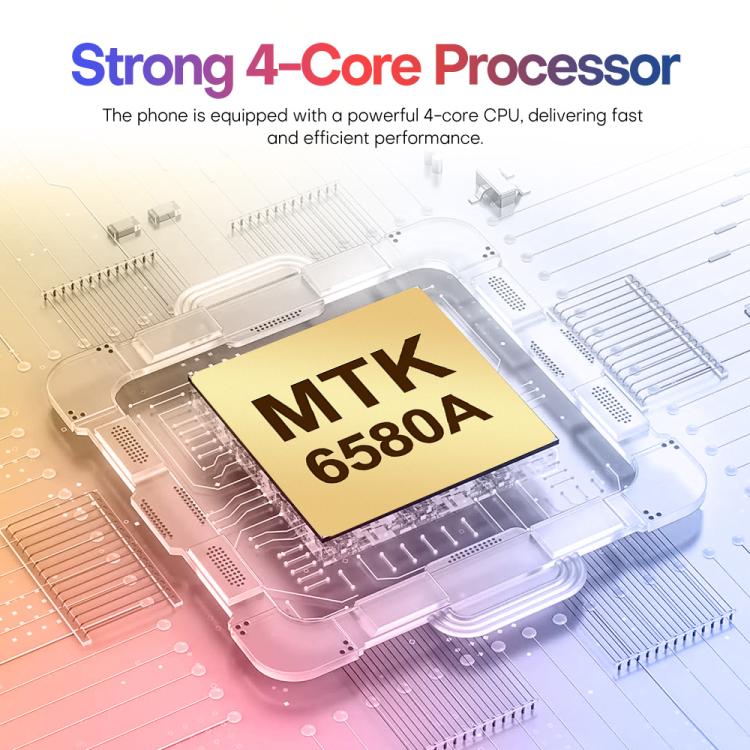 A88 / i16 Pro Max, 2GB+16GB, 6.6 inch Android 8.1 MTK6580A Quad Core, OTG, Network: 3G, Dual SIM, Plug:UK Plug(Titanium Grey) - free shipping - PMc TechLife - Order now!
