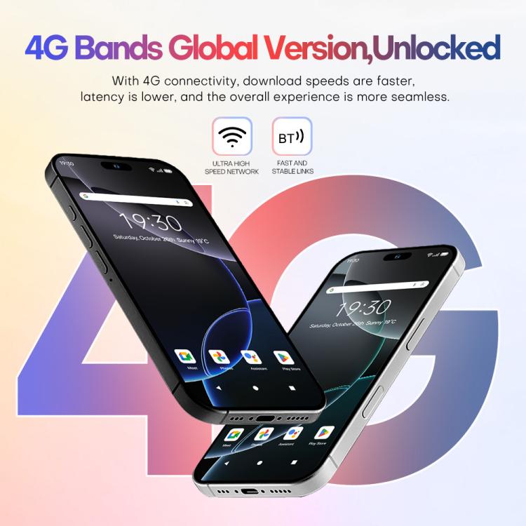 A88A / i16 Pro Max, 6GB+64GB, 6.6 inch Android 12 MTK6762 Helio G25 Octa Core, NFC, OTG, Network: 4G, Dual SIM, Plug:EU Plug(Titanium White) - free shipping - PMc TechLife - Order now!