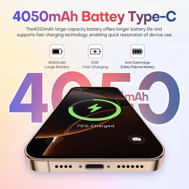 A88A / i16 Pro Max, 6GB+64GB, 6.6 inch Android 12 MTK6762 Helio G25 Octa Core, NFC, OTG, Network: 4G, Dual SIM, Plug:UK Plug(Titanium White) - free shipping - PMc TechLife - Order now!