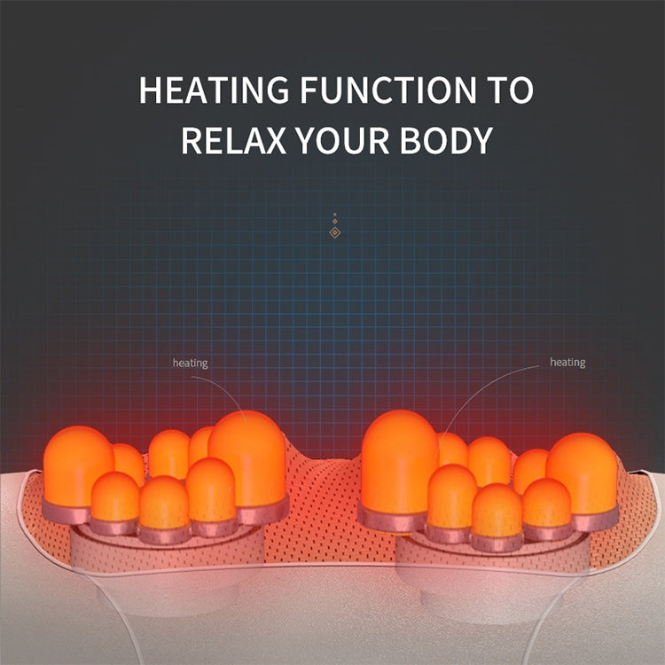 Multifunctional Mini Massage Pillow Neck and Shoulder Cervical Massager, Plug Type:UK Plug(Black) - free shipping - PMC TechLife - Order now!