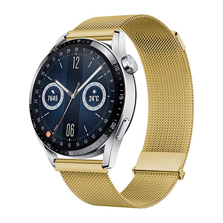 Kalebol 22mm Universal Loop Double Magnetic Buckle Milanese Strap(Gold) - free shipping - PMc TechLife - Order now!
