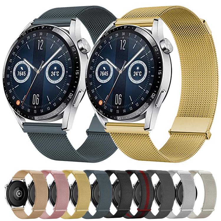 Kalebol 22mm Universal Loop Double Magnetic Buckle Milanese Strap(Grey) - free shipping - PMc TechLife - Order now!