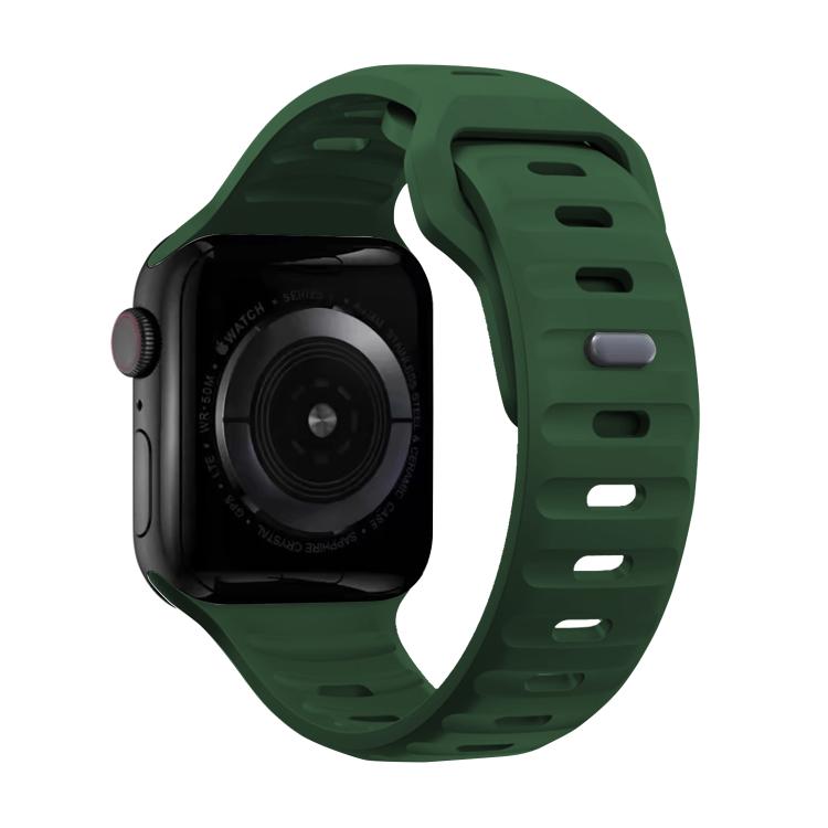 For Apple Watch 46mm / 49mm / 45mm / 44mm Kalebol Sport Silicone Strap(Green) - Watch Bands by Kalebol | Online Shopping South Africa | PMC TechLife | Buy Now Pay Later Mobicred