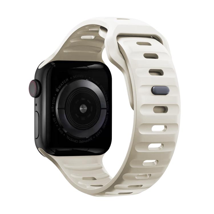 For Apple Watch 46mm / 49mm / 45mm / 44mm Kalebol Sport Silicone Strap(Starlight) - Watch Bands by Kalebol | Online Shopping South Africa | PMC TechLife | Buy Now Pay Later Mobicred