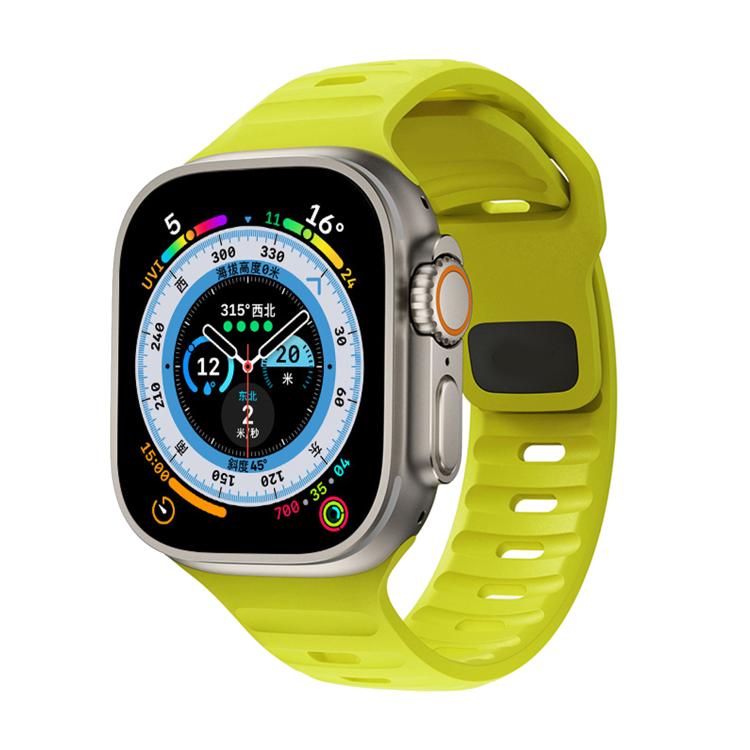 For Apple Watch 42mm / 41mm / 40mm / 38mm Kalebol Sport Silicone Strap(Grass Green) - Watch Bands by Kalebol | Online Shopping South Africa | PMC TechLife | Buy Now Pay Later Mobicred