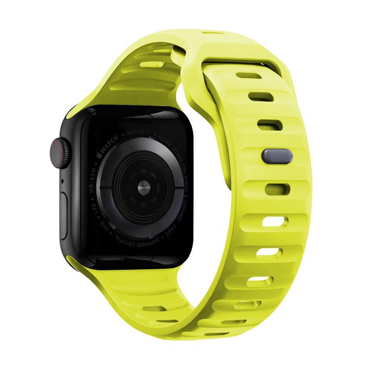 For Apple Watch 42mm / 41mm / 40mm / 38mm Kalebol Sport Silicone Strap(Grass Green) - Watch Bands by Kalebol | Online Shopping South Africa | PMC TechLife | Buy Now Pay Later Mobicred