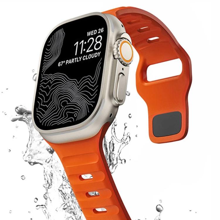 For Apple Watch 46mm / 49mm / 45mm / 44mm Kalebol Sport Silicone Strap(Cloudy Grey) - Watch Bands by Kalebol | Online Shopping South Africa | PMC TechLife | Buy Now Pay Later Mobicred