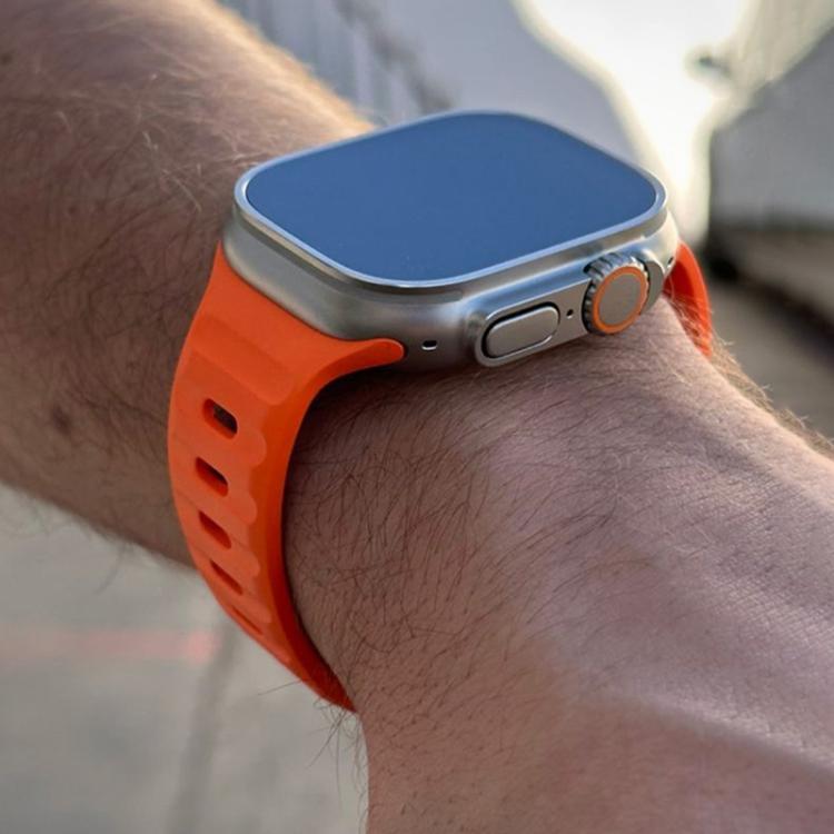 For Apple Watch 46mm / 49mm / 45mm / 44mm Kalebol Sport Silicone Strap(Crimson Cherry) - Watch Bands by Kalebol | Online Shopping South Africa | PMC TechLife | Buy Now Pay Later Mobicred