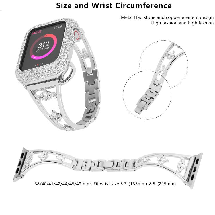 For Apple Watch 42mm / 41mm / 40mm / 38mm Kalebol Zirconia Watch Strap(Black) - free shipping - PMC TechLife - Order now!