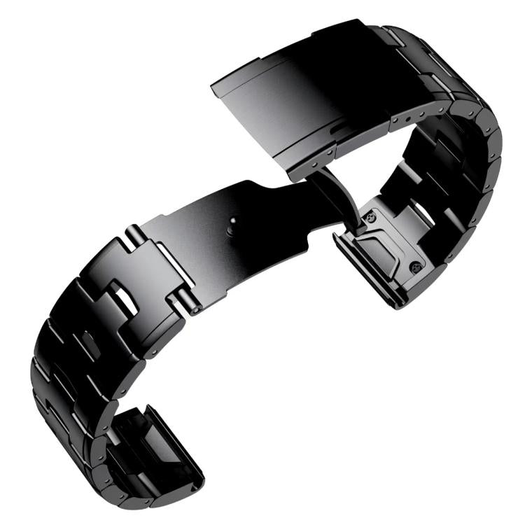 For Garmin Watch 26mm Oracle Titanium Alloy Watch Band(Black) - Watch Bands by PMc TechLife | Online Shopping South Africa | PMc TechLife | Buy Now Pay Later Mobicred