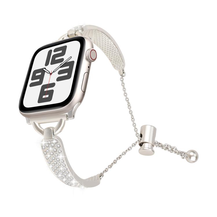 For Apple Watch 42mm / 41mm / 40mm / 38mm Kalebol Stone Curved Zinc Alloy Strap(Starlight) - Watch Bands by Kalebol | Online Shopping South Africa | PMC TechLife | Buy Now Pay Later Mobicred