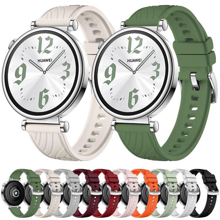 Kalebol 18mm Universal Textured Silicone Silver Buckle Strap(Wine Red) - free shipping - PMc TechLife - Order now!
