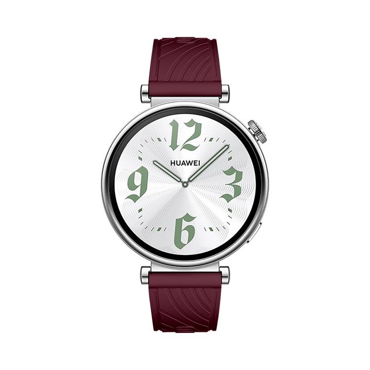 Kalebol 18mm Universal Textured Silicone Black Buckle Strap(Wine Red) - free shipping - PMc TechLife - Order now!