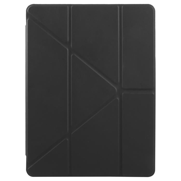 For iPad Air 2022 / 2020 10.9 ZGA Genre Series Y-Fold Leather Tablet Case with Pen Slot(Black) - free shipping - PMc TechLife - Order now!