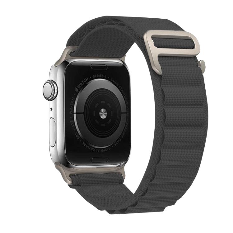 For Apple Watch 42mm / 41mm / 40mm / 38mm Kalebol Aline Nylon Loop Watch Band(Dark Grey) - Watch Bands by Kalebol | Online Shopping South Africa | PMC TechLife | Buy Now Pay Later Mobicred