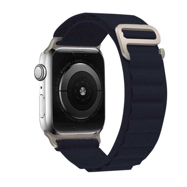 For Apple Watch 42mm / 41mm / 40mm / 38mm Kalebol Aline Nylon Loop Watch Band(Midnight Blue) - Watch Bands by Kalebol | Online Shopping South Africa | PMC TechLife | Buy Now Pay Later Mobicred