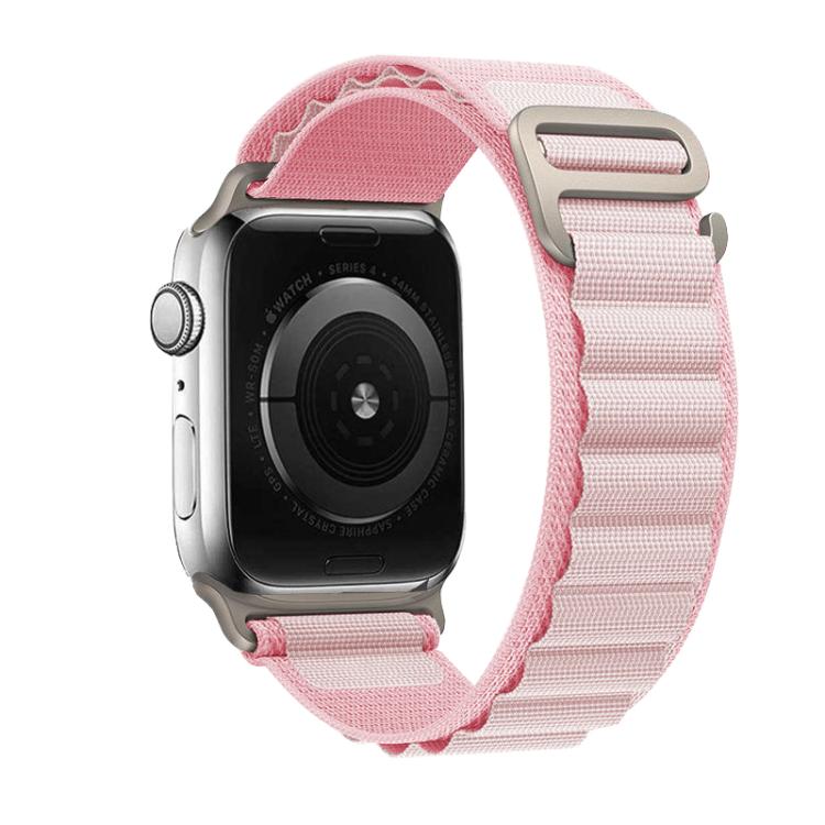 For Apple Watch 42mm / 41mm / 40mm / 38mm Kalebol Aline Nylon Loop Watch Band(Pink Gradient) - Watch Bands by Kalebol | Online Shopping South Africa | PMC TechLife | Buy Now Pay Later Mobicred