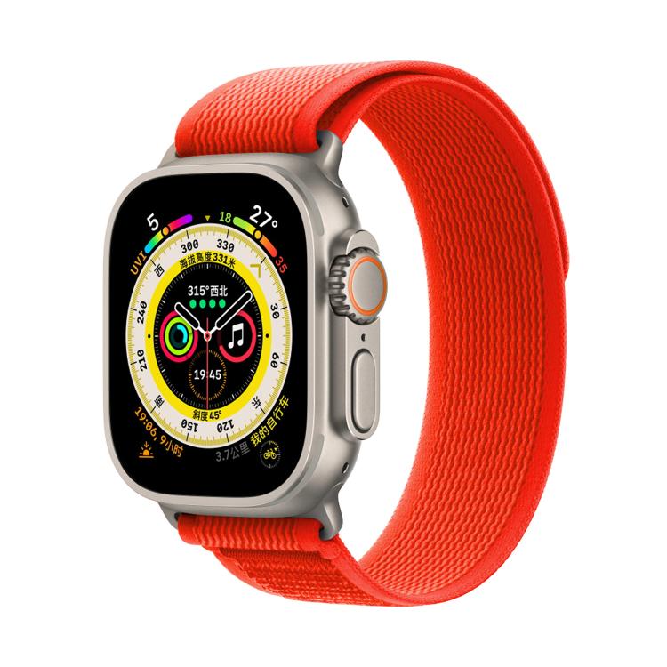 For Apple Watch 42mm / 41mm / 40mm / 38mm Kalebol Wild Track Loop Nylon Watch Band(Orange) - Watch Bands by Kalebol | Online Shopping South Africa | PMC TechLife | Buy Now Pay Later Mobicred