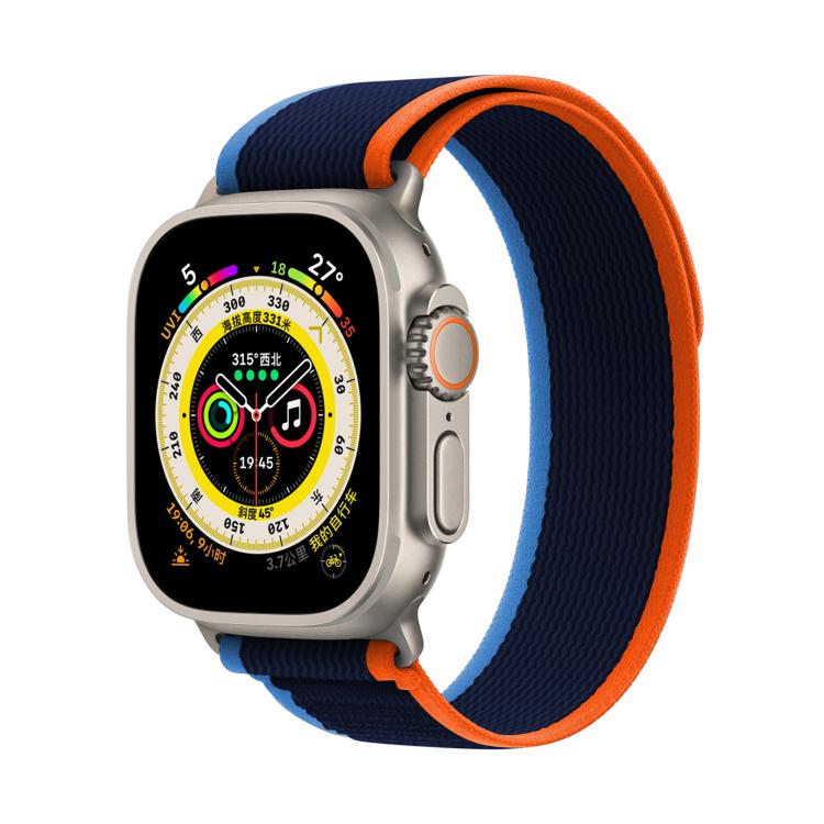 For Apple Watch 42mm / 41mm / 40mm / 38mm Kalebol Wild Track Loop Nylon Watch Band(Navy Blue) - Watch Bands by Kalebol | Online Shopping South Africa | PMC TechLife | Buy Now Pay Later Mobicred