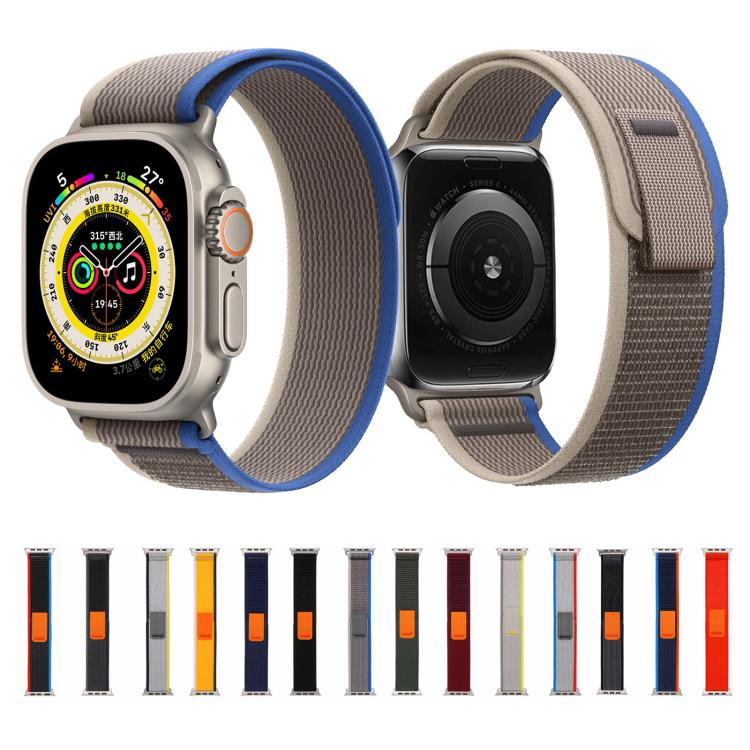 For Apple Watch 42mm / 41mm / 40mm / 38mm Kalebol Wild Track Loop Nylon Watch Band(Midnight Blue) - Watch Bands by Kalebol | Online Shopping South Africa | PMC TechLife | Buy Now Pay Later Mobicred