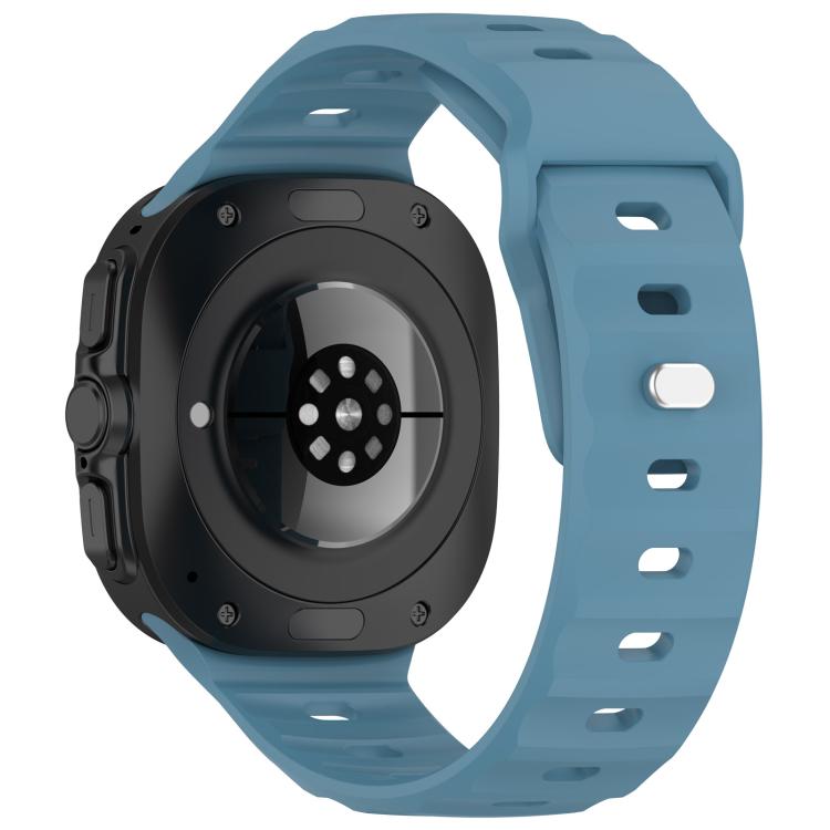 For Samsung Galaxy Watch Ultra 47mm Kalebol Square Buckle Silicone Watch Band(Blue) - free shipping - PMc TechLife - Order now!