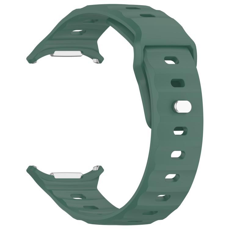 For Samsung Galaxy Watch Ultra 47mm Kalebol Square Buckle Silicone Watch Band(Dark Green) - free shipping - PMc TechLife - Order now!
