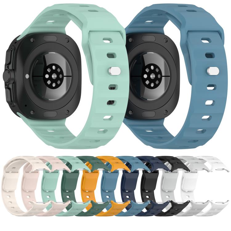 For Samsung Galaxy Watch Ultra 47mm Kalebol Square Buckle Silicone Watch Band(Dark Green) - free shipping - PMc TechLife - Order now!