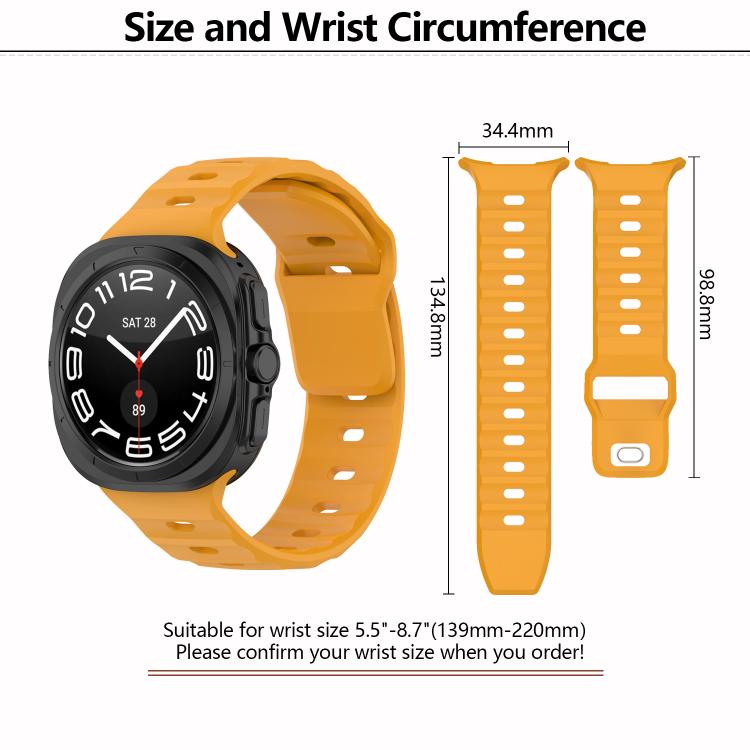 For Samsung Galaxy Watch Ultra 47mm Kalebol Square Buckle Silicone Watch Band(Dark Green) - free shipping - PMc TechLife - Order now!