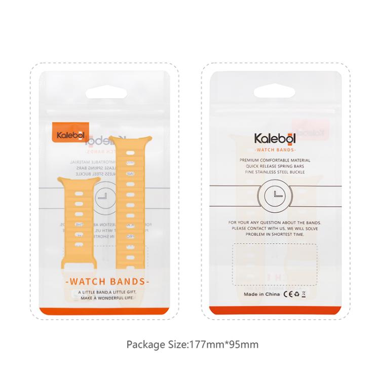 For Samsung Galaxy Watch Ultra 47mm Kalebol Square Buckle Silicone Watch Band(Light Grey) - free shipping - PMc TechLife - Order now!