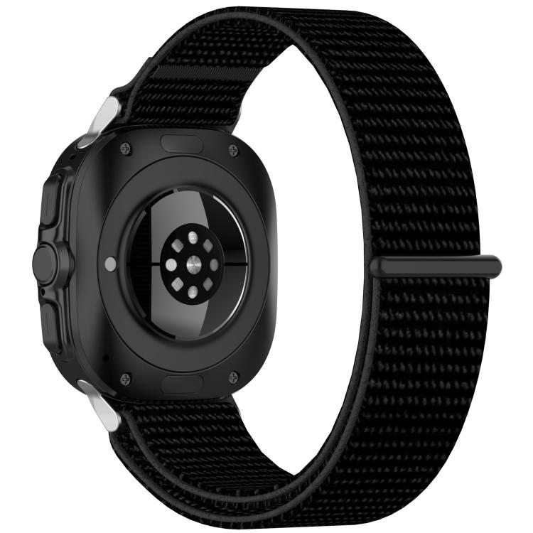 For Samsung Galaxy Watch Ultra 47mm Kalebol Hook and Loop Fastener Nylon Braided Watch Band(Black) - free shipping - PMc TechLife - Order now!