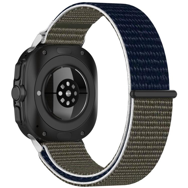 For Samsung Galaxy Watch Ultra 47mm / Ultra 2025 Kalebol Hook and Loop Fastener Nylon Braided Watch Band(Grey Blue) - free shipping - PMc TechLife - Order now!