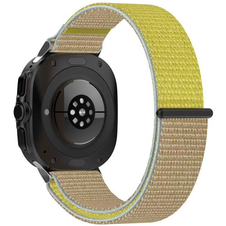 For Samsung Galaxy Watch Ultra 47mm Kalebol Hook and Loop Fastener Nylon Braided Watch Band(Camel) - free shipping - PMc TechLife - Order now!